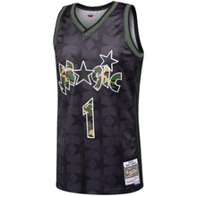 Load image into Gallery viewer, Tracy Mcgrady Orlando Magic Mitchell &amp; Ness Straight Fire Camo Swingman Jersey – Black