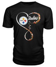 Load image into Gallery viewer, Pittsburgh-Steelers Love Collection T-Shirt 2018 - Guys Tee
