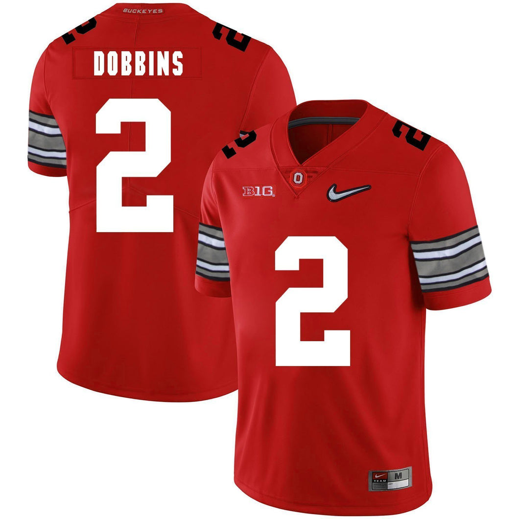 Ohio State J.K Dobbins 2 Red Football Jersey