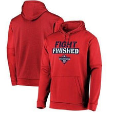 Load image into Gallery viewer, Washington Nationals Majestic 2019 World Series Champions Slogan Pullover Hoodie - Red MLB Pullover Hoodie