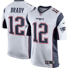 Load image into Gallery viewer, Tom Brady New England Patriots Youth Game Jersey - White
