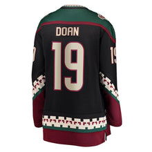 Load image into Gallery viewer, Shane Doan Arizona Coyotes  Women's Alternate Retirement Breakaway Jersey - Black NHL Women Jersey