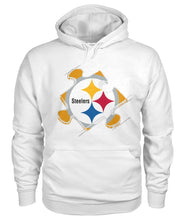 Load image into Gallery viewer, Pittsburgh-Steelers Puzzle Collection T-Shirt 2018 - Hoodie