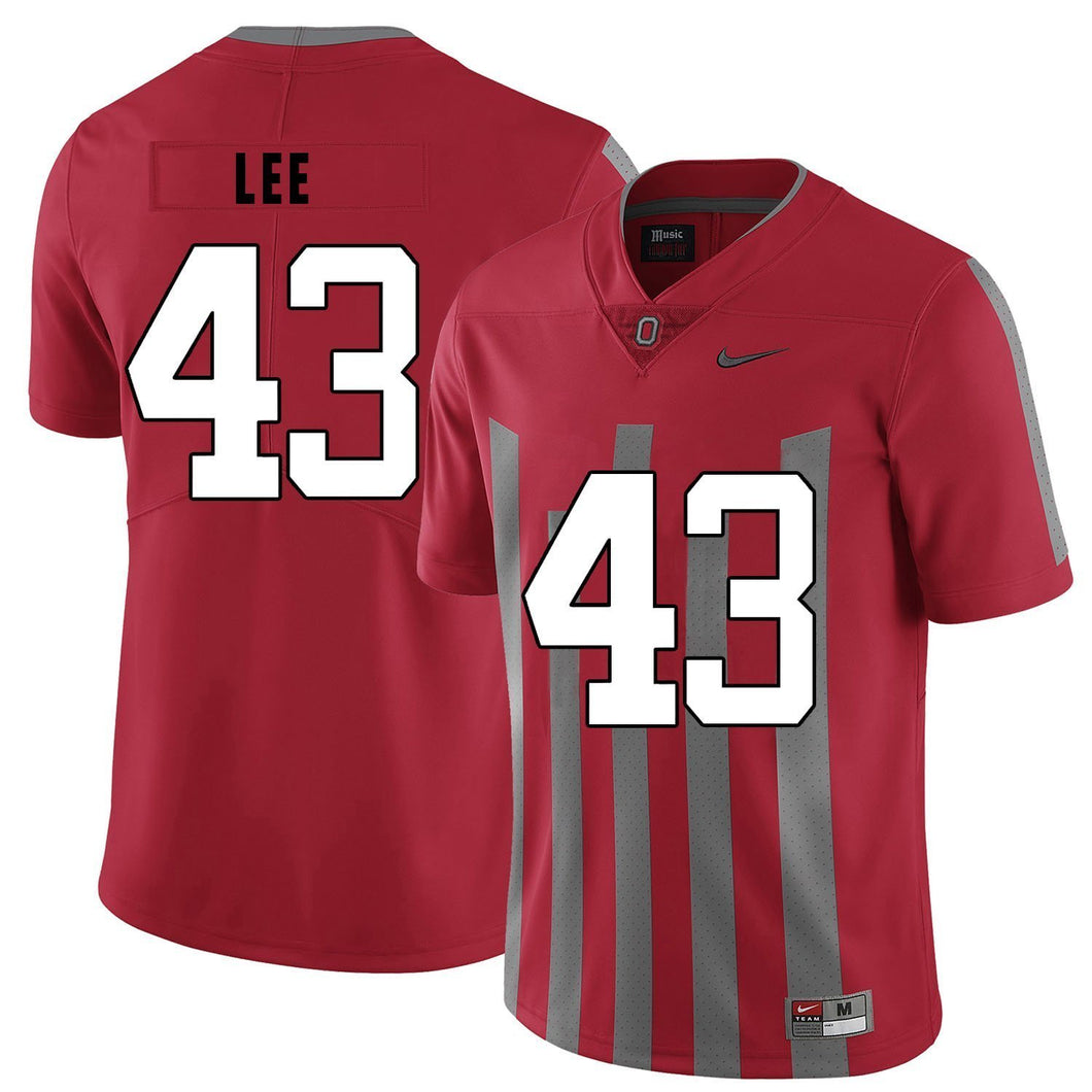 Ohio State Darron Lee 43 Red 1 Football Jersey