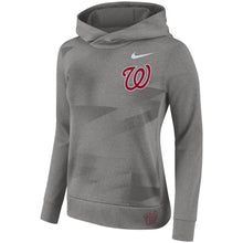 Load image into Gallery viewer, Washington Nationals Women's Performance Pullover Hoodie - Heathered Gray MLB Women Pullover Hoodie