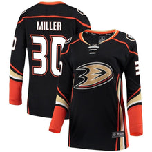 Load image into Gallery viewer, Ryan Miller Anaheim Ducks  Women's Breakaway Jersey - Black NHL Women Jersey