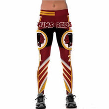 Load image into Gallery viewer, Washington Redskins Slim Fitness 3D Printing Leggings