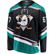 Load image into Gallery viewer, Rickard Rakell Anaheim Ducks Alternate Breakaway Player Jersey - Black NHL Jersey