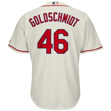 Load image into Gallery viewer, Paul Goldschmidt St. Louis Cardinals Majestic Alternate Official Cool Base Player Jersey – Cream