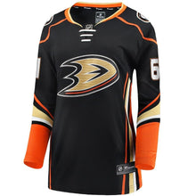 Load image into Gallery viewer, Troy Terry Anaheim Ducks  Women's Home Breakaway Player Jersey - Black NHL Women Jersey