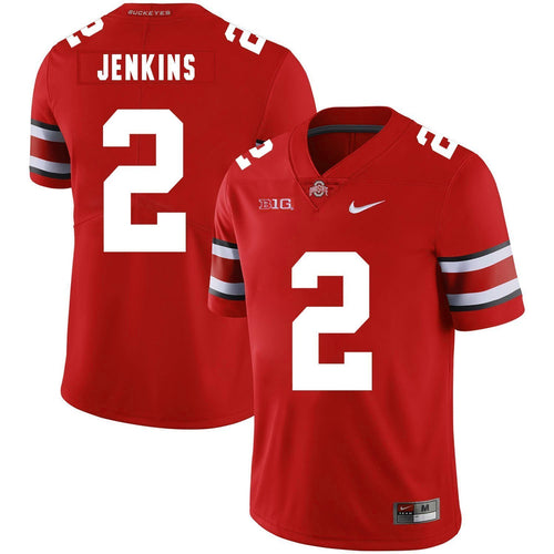 Ohio State Malcolm Jenkins 2 Red 2 Football Jersey