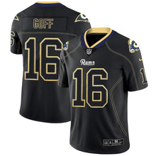Load image into Gallery viewer, Rams #16 Gofflights Out Black Color Rush Limited Jersey - NFL Jersey