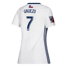 Load image into Gallery viewer, Women's Fc Dallas Carlos Gruezo White 2019 Secondary Player Jersey