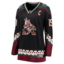 Load image into Gallery viewer, Shane Doan Arizona Coyotes  Women's Alternate Retirement Breakaway Jersey - Black NHL Women Jersey