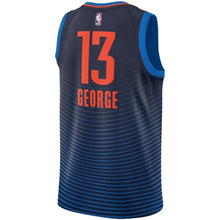 Load image into Gallery viewer, Paul George Oklahoma City Thunder Jersey - Statement Edition – Navy