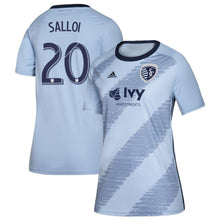 Load image into Gallery viewer, Women&#39;s Sporting Kansas City Daniel Salloi Blue 2019 Primary Player Jersey