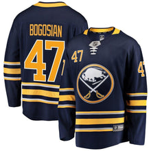 Load image into Gallery viewer, Zach Bogosian Buffalo Sabres Breakaway Player Jersey - Navy NHL Jersey