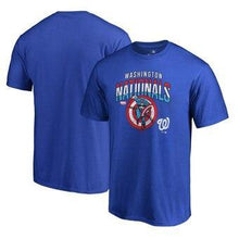 Load image into Gallery viewer, Washington Nationals  Mlb Marvel Captain's Shield T-Shirt - Royal MLB T-shirt