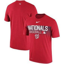 Load image into Gallery viewer, Washington Nationals  Authentic Collection Legend Team Issued Performance T-Shirt - Red MLB T-shirt
