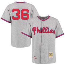 Load image into Gallery viewer, Robin Roberts 1948 Philadelphia Phillies Mitchell &amp; Ness Throwback Jersey - Gray