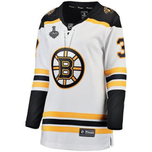 Load image into Gallery viewer, Patrice Bergeron Boston Bruins 2019 Stanley Cup Final Bound Women's Breakaway Player Jersey – White