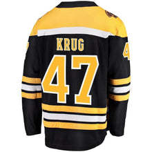 Load image into Gallery viewer, Torey Krug Boston Bruins 2019 Stanley Cup Final Bound Home Breakaway Player Jersey – Black