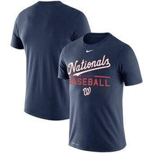 Load image into Gallery viewer, Washington Nationals  Practice Performance T-Shirt - Navy MLB T-shirt