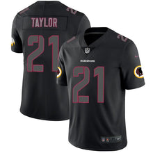 Load image into Gallery viewer, Redskins #21 Taylorimpact Black Color Rush Limited Jersey - NFL Jersey