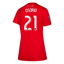 Load image into Gallery viewer, Women&#39;s Toronto Fc Jonathan Osorio Red 2019 Primary Player Jersey