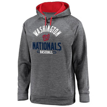 Load image into Gallery viewer, Washington Nationals  Branded Battle Charge Pullover Hoodie - Gray MLB Pullover Hoodie