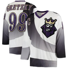 Load image into Gallery viewer, Wayne Gretzky Los Angeles Kings Mitchell &amp; Ness 1995/96 Throwback Alternate  Vintage Jersey - White NHL Jersey