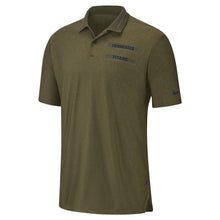 Load image into Gallery viewer, Tennessee Titans Nike Salute To Service Sideline Polo - Olive - NFL TShirt