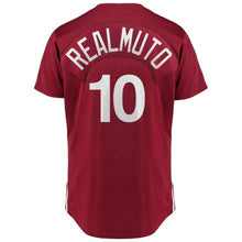 Load image into Gallery viewer, Philadelphia Phillies Jt Realmuto Philadelphia Phillies Majestic 1979 Saturday Night Special Player Jersey Scarlet