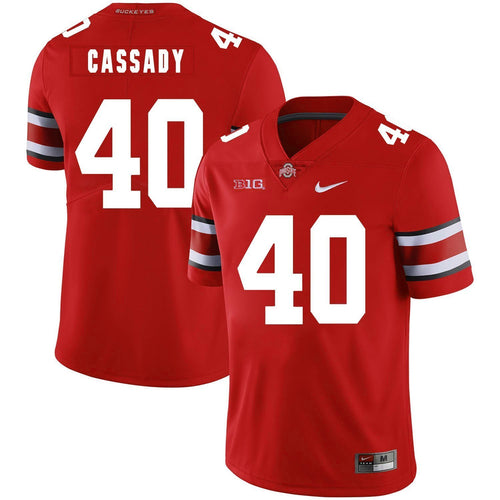 Ohio State Howard Cassady 40 Red 2 Football Jersey