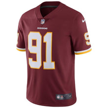 Load image into Gallery viewer, Washington Redskins Ryan Kerrigan Washington Redskins Vapor Untouchable Limited Player Jersey Burgundy