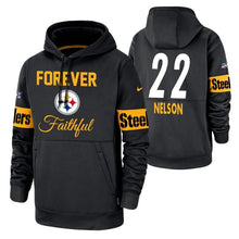 Load image into Gallery viewer, Steven Nelson 22 Steelers Forever Faithful Hoodie NFL Men's Hoodie