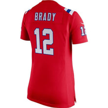 Load image into Gallery viewer, Super Bowl Merchandise Tom Brady New England Patriots Womens Super Bowl Lii Bound Game Jersey Red