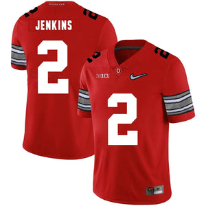 Ohio State Malcolm Jenkins 2 Red Football Jersey