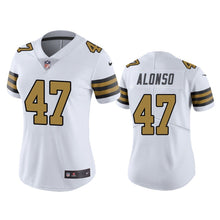 Load image into Gallery viewer, Saints Kiko Alonso Color Rush Limited White Women's Jersey NFL Jersey