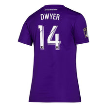 Load image into Gallery viewer, Women&#39;s Orlando City Sc Dom Dwyer Purple 2019 Bring The Noise Player Jersey