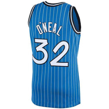 Load image into Gallery viewer, Shaquille O'neal Orlando Magic Mitchell &amp; Ness 1994-95 Hardwood Classics Swingman Jersey – Blue
