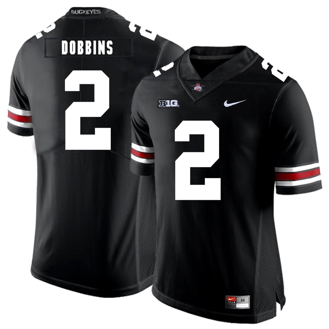 Ohio State J.K Dobbins 2 Black 2 Football Jersey