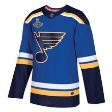 Load image into Gallery viewer, St Louis Blues St Louis Blues Adidas 2019 Stanley Cup Champions Patch Jersey Blue
