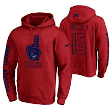 Load image into Gallery viewer, Will Fuller V  15 Texans No.1 Fan Pullover Hoodie NFL Men's Hoodie