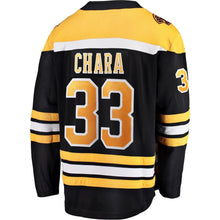 Load image into Gallery viewer, Zdeno Chara Boston Bruins Breakaway Player Jersey - Black NHL Jersey