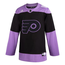 Load image into Gallery viewer, Philadelphia Flyers Hockey Fights Cancer Practice Jersey - Black NHL Jersey