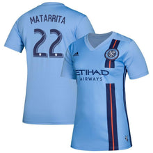 Load image into Gallery viewer, Women&#39;s New York City Fc Ronald Matarrita Blue 2019 Primary Player Jersey