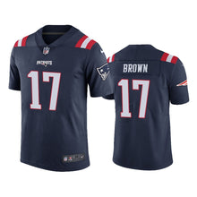 Load image into Gallery viewer, Patriots Antonio Brown Color Rush Limited Navy Men's Jersey NFL Jersey