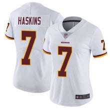 Load image into Gallery viewer, Redskins 7 Dwayne Haskins White 2019 Nfl Draft Vapor Untouchable Limited Women Jersey NFL Jersey