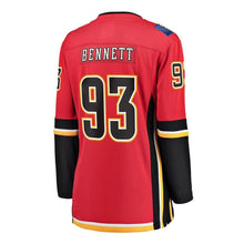 Load image into Gallery viewer, Sam Bennett Calgary Flames Women's Home Breakaway Player Jersey - Red NHL Women Jersey